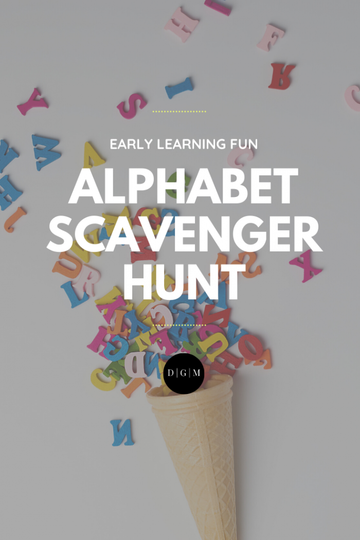 A FREE + Fun Alphabet Scavenger Hunt for Toddlers