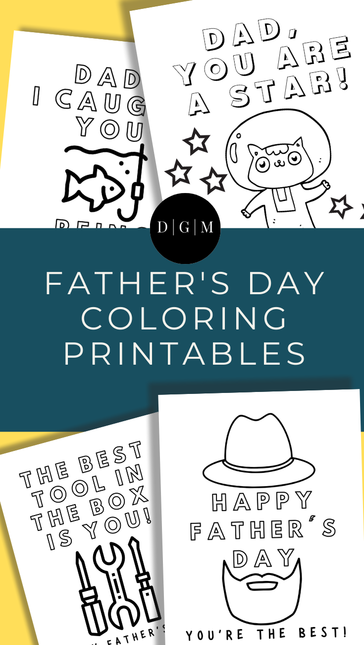 Free Father's Day Coloring Printable Pages